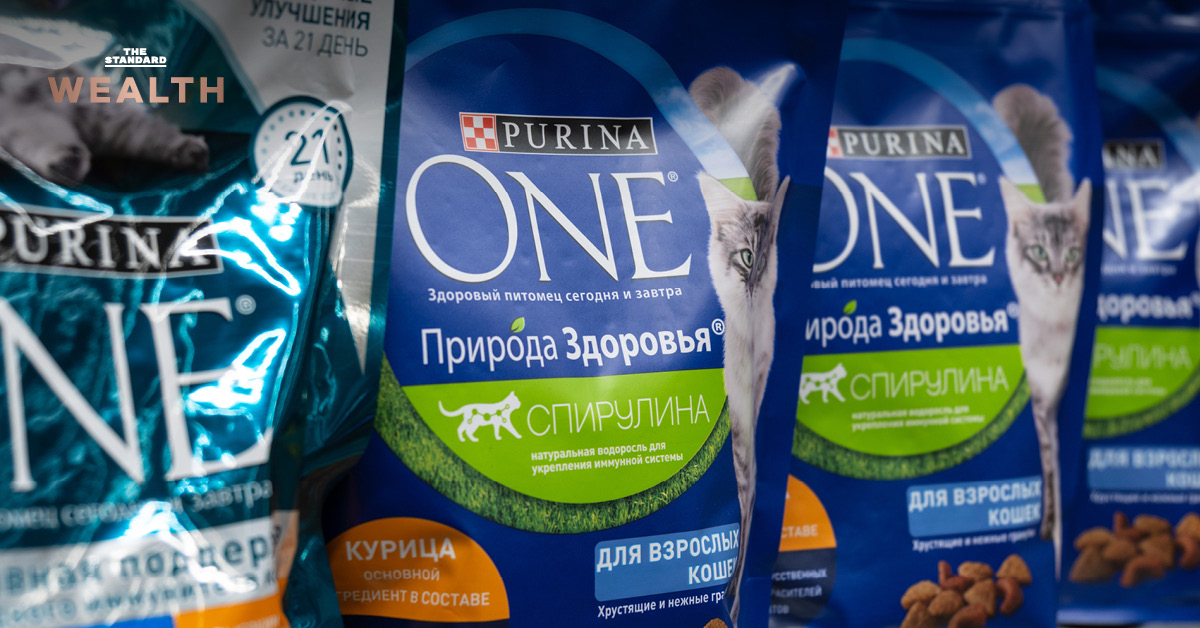 ภาพอาคารโรงงานผลิตอาหารสัตว์เลี้ยง Purina ของ Nestlé ในประเทศไทย