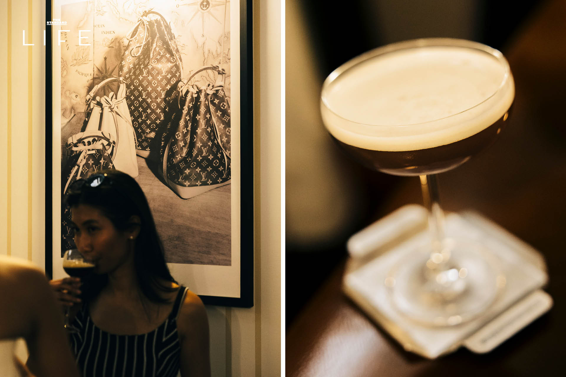 บรรยากาศภายใน Noé Bar แชมเปญบาร์ในตึกเก่าแก่ 100 ปี ตกแต่งด้วยกระเป๋า Louis Vuitton 6