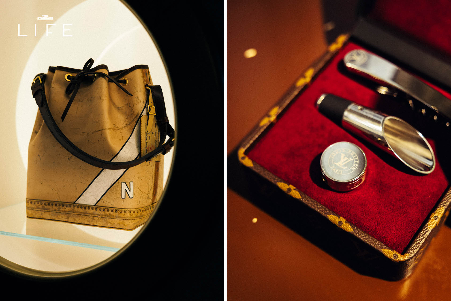 บรรยากาศภายใน Noé Bar แชมเปญบาร์ในตึกเก่าแก่ 100 ปี ตกแต่งด้วยกระเป๋า Louis Vuitton 7