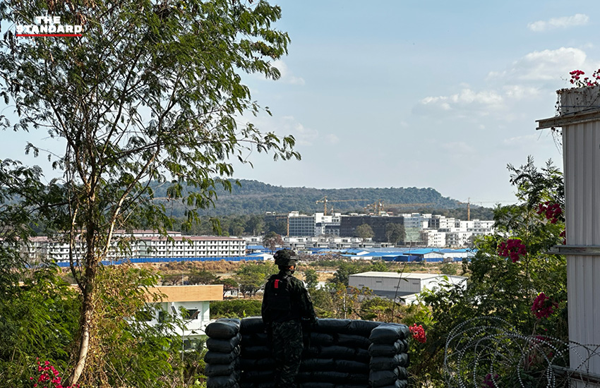 ภาพอาคารบ่อนโอร์เสม็ด รีสอร์ต และสภาพภายในศูนย์สแกมเมอร์ชายแดนไทย-กัมพูชา 11