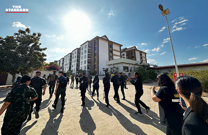 ภาพอาคารบ่อนโอร์เสม็ด รีสอร์ต และสภาพภายในศูนย์สแกมเมอร์ชายแดนไทย-กัมพูชา 6