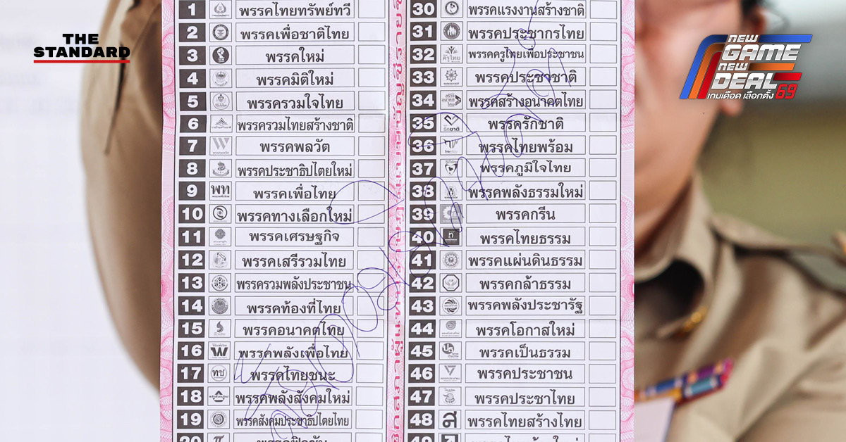 เจ้าหน้าที่กำลังนับคะแนนเลือกตั้ง สส. ใหม่ ของเขตเลือกตั้งที่ 7 จังหวัดปทุมธานี โดยมีประชาชนสังเกตการณ์อย่างใกล้ชิด