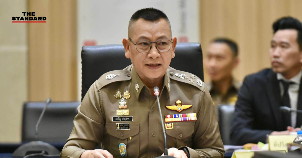 ภาพเจ้าหน้าที่ตำรวจกำลังปฏิบัติหน้าที่สกัดกั้นแก๊งสแกมเมอร์บริเวณแนวชายแดน