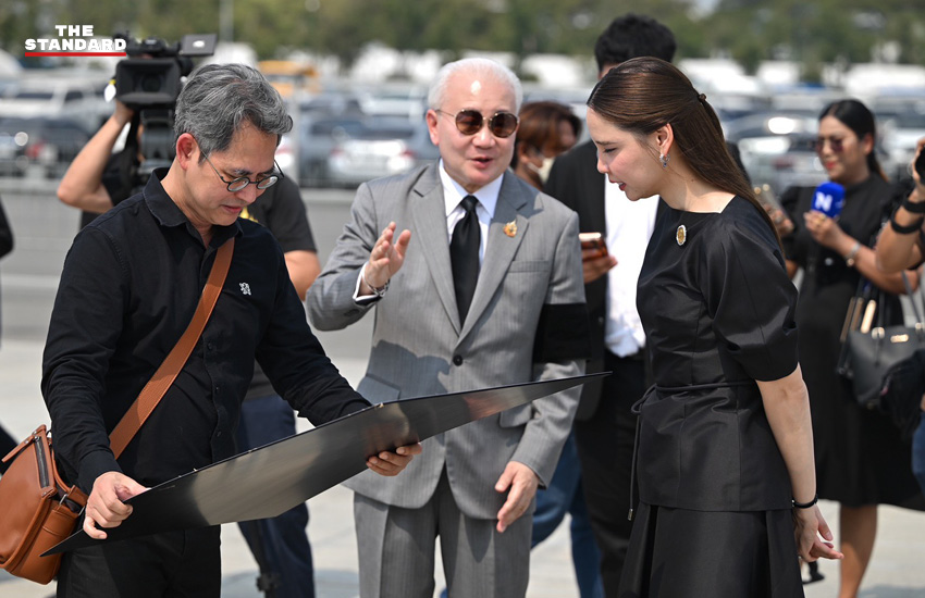 รัฐมนตรีว่าการกระทรวงวัฒนธรรม ซาบีดา ไทยเศรษฐ์ พร้อมคณะ ตรวจความพร้อมพื้นที่ก่อสร้างพระเมรุมาศ ณ ท้องสนามหลวง 4