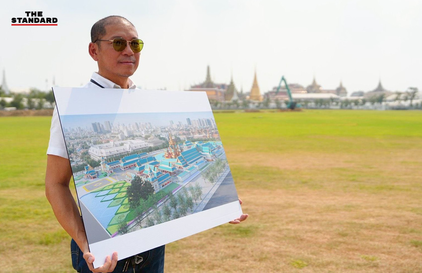 รัฐมนตรีว่าการกระทรวงวัฒนธรรม ซาบีดา ไทยเศรษฐ์ พร้อมคณะ ตรวจความพร้อมพื้นที่ก่อสร้างพระเมรุมาศ ณ ท้องสนามหลวง 5