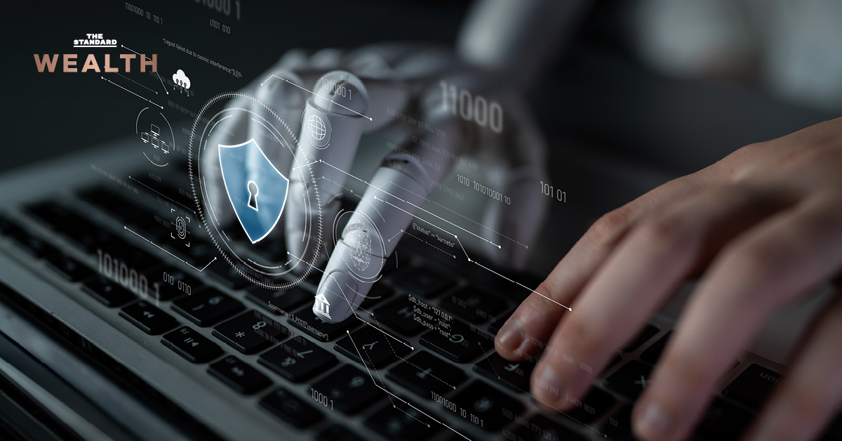 ภาพประกอบแนวคิด AI ดิสรัปต์ SaaS พร้อมข้อความ 'วันสิ้นโลกของ SaaS'