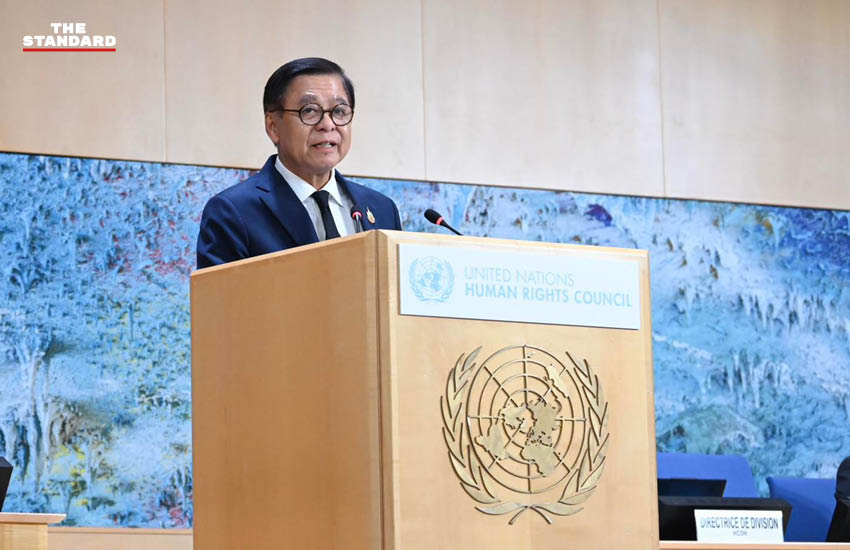 สีหศักดิ์ พวงเกตุแก้ว รัฐมนตรีต่างประเทศ กล่าวถ้อยแถลงบนเวที UNHRC 5