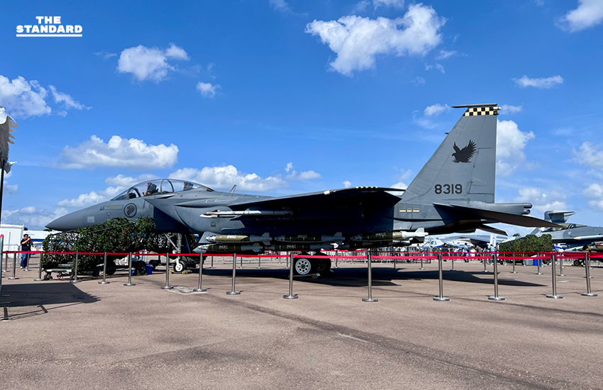ภาพบรรยากาศงานแสดงเทคโนโลยีการบินและการป้องกันประเทศที่ Singapore Airshow 2026 พร้อมเครื่องบินรบและเฮลิคอปเตอร์จัดแสดง 11