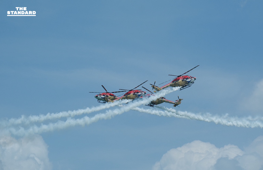 ภาพบรรยากาศเครื่องบินรบหลากหลายชาติแสดงการบินในงาน Singapore Airshow 2026 วันแรก 8