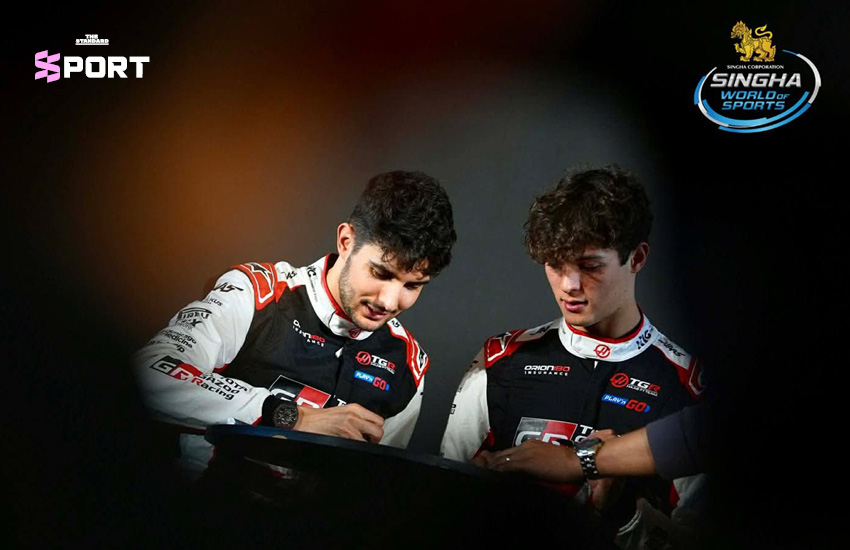 ภาพคณะผู้บริหาร สิงห์ คอร์เปอเรชั่น และ TGR HAAS F1 TEAM พร้อมนักแข่ง F1 ร่วมแถลงข่าวความร่วมมือเป็นพาร์ทเนอร์ระยะยาว เตรียมลุยศึก F1 ปี 2026-2028 3