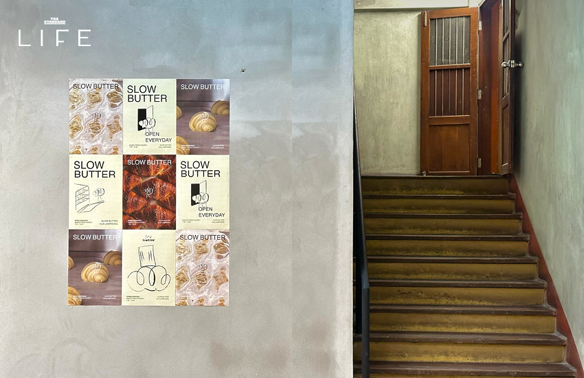 ภาพครัวซองต์อบสดใหม่จากร้าน Slow Butter เบเกอรีสไตล์สแกนดิเนเวียย่านหัวลำโพง 16