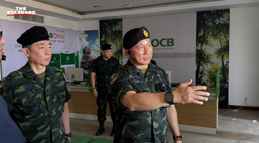 ทบ. นำทูตทหาร 20 ชาติและ FBI ตรวจสอบฐานสแกมเมอร์โอร์เสม็ด ชายแดนสุรินทร์ 1