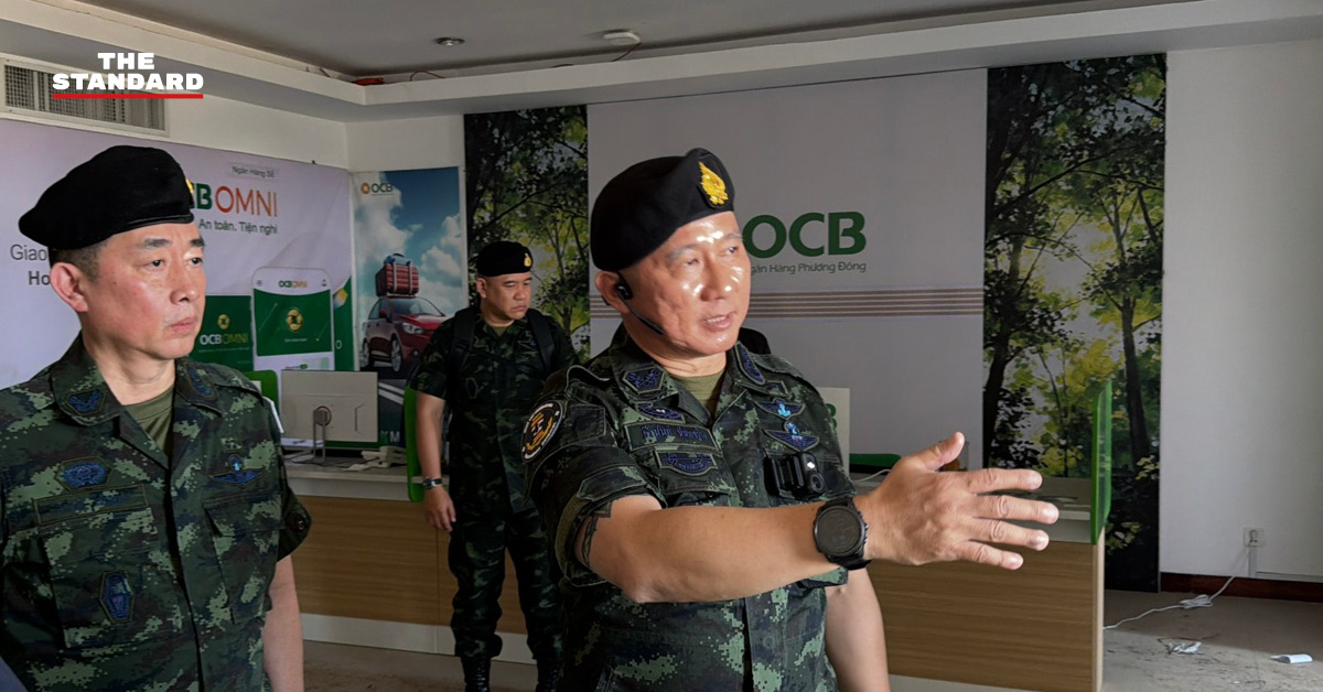 ทบ. นำทูตทหาร 20 ชาติและ FBI ตรวจสอบฐานสแกมเมอร์โอร์เสม็ด ชายแดนสุรินทร์