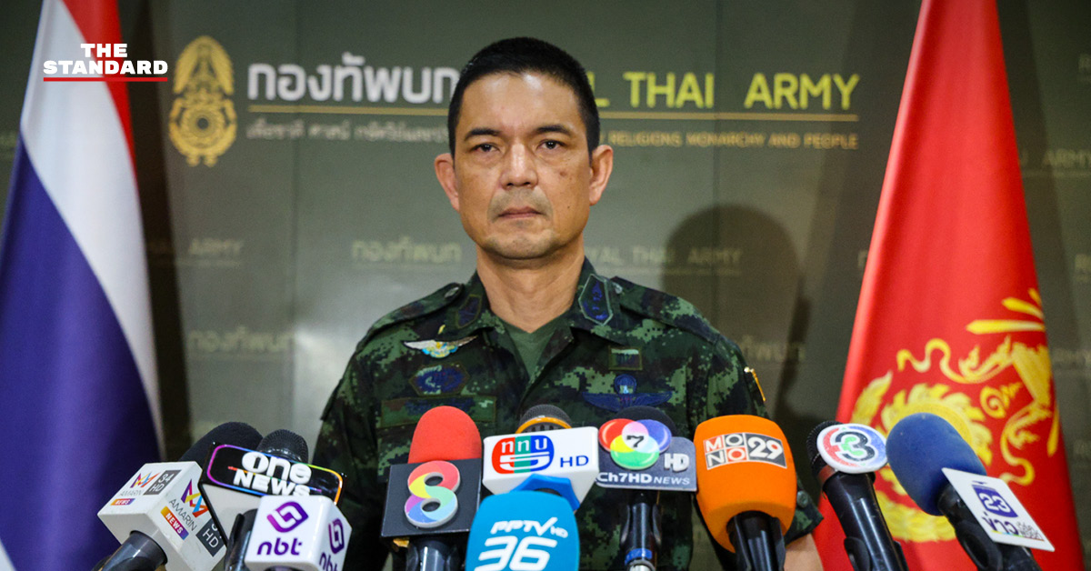 ภาพจำลองเหตุการณ์ยิงเครื่องยิงลูกระเบิดบริเวณชายแดนไทย-กัมพูชา ในพื้นที่พลาญหินแปดก้อน