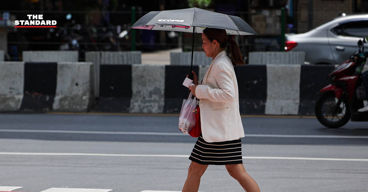 พยากรณ์อากาศ 24 ชั่วโมงข้างหน้า ภาคเหนือฝนฟ้าคะนอง อีสานอากาศเย็น ภาคกลาง-กทม.อากาศร้อน และเตือนพายุฤดูร้อนช่วง 23-25 ก.พ.