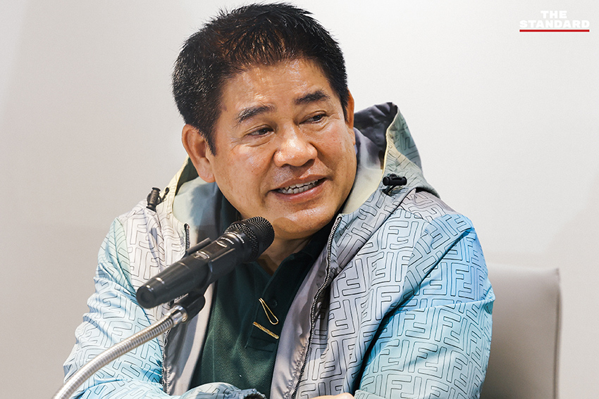 ร้อยเอก ธรรมนัส พรหมเผ่า หัวหน้าพรรคกล้าธรรม ให้สัมภาษณ์สื่อมวลชนถึงผลการเลือกตั้งและสถานการณ์การเมือง 8