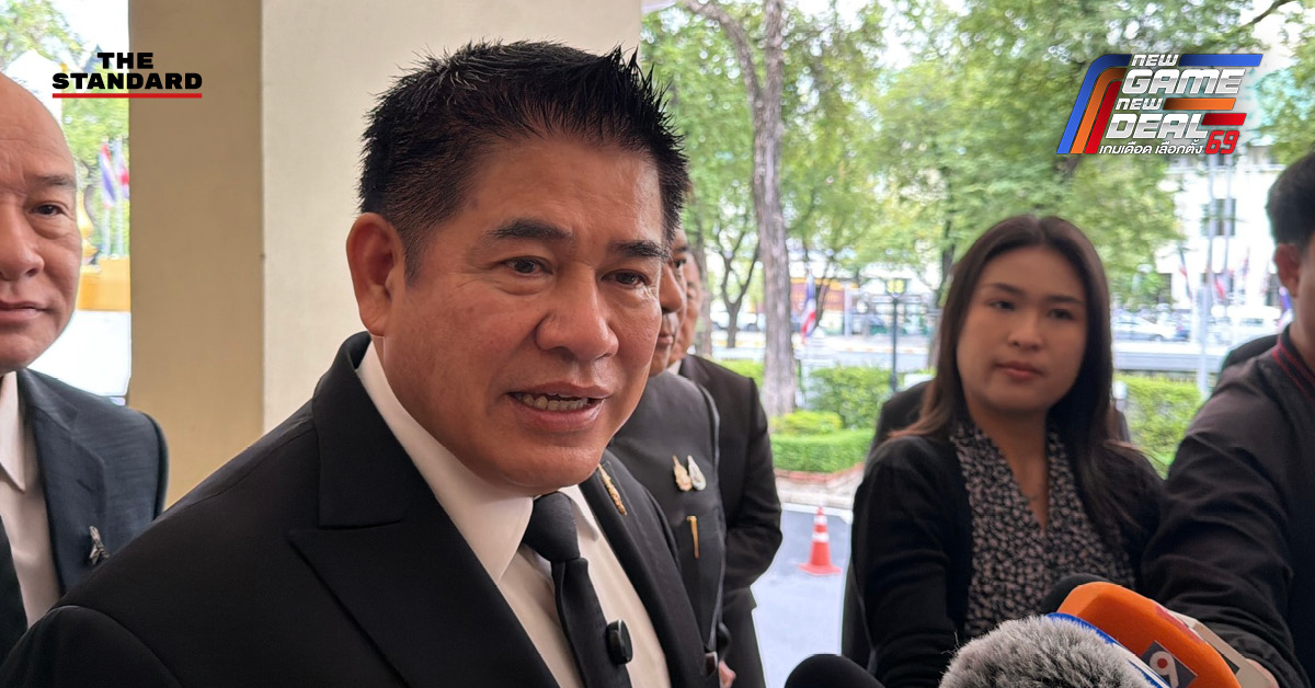 ร.อ. ธรรมนัส พรหมเผ่า ให้สัมภาษณ์เรื่องการเมืองหลังเลือกตั้ง