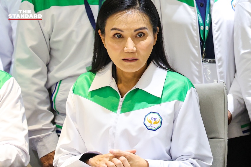 ร.อ. ธรรมนัส พรหมเผ่า ประธานที่ปรึกษาพรรคกล้าธรรม แถลงข่าวถึงการตัดสินใจร่วมรัฐบาลและปมข่าวขัดแย้งพรรคภูมิใจไทย 4