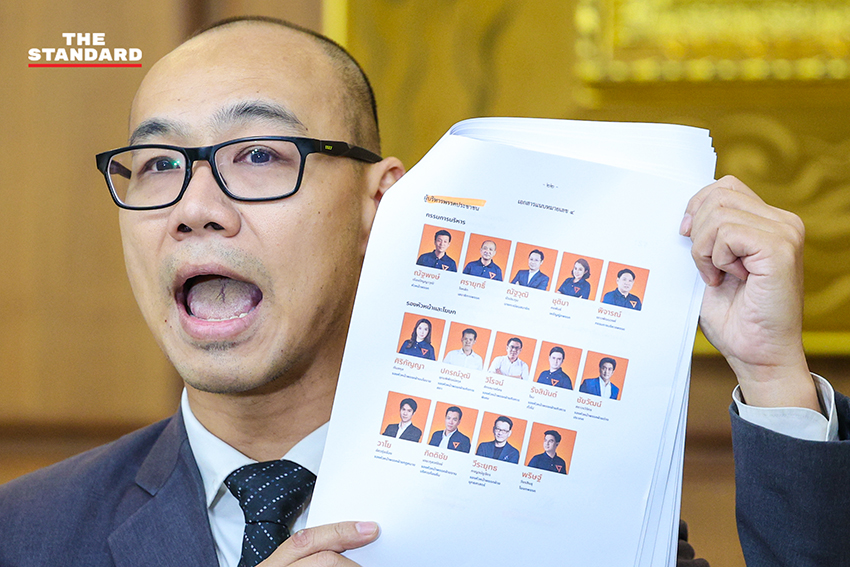 ทันกวินท์ รัฐวัฒก์อังกูร ยื่นหนังสือต่อ คณะกรรมการการเลือกตั้ง (กกต.) กรณีขอให้ส่งศาลยุบพรรคประชาชน 8