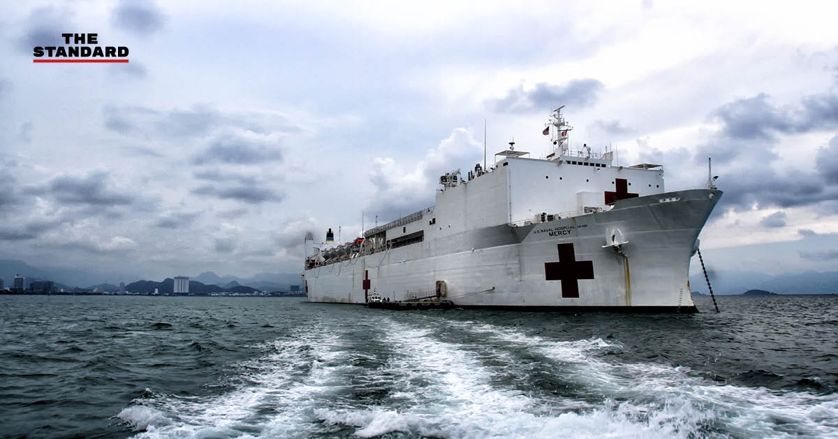 เรือพยาบาล USNS Mercy ที่โดนัลด์ ทรัมป์ ส่งไปกรีนแลนด์