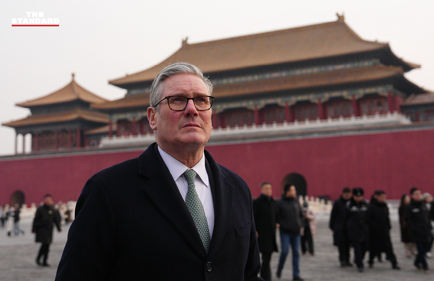 นายกรัฐมนตรี เคียร์ สตาร์เมอร์ แห่งสหราชอาณาจักร ขณะเยือนประเทศจีนเพื่อหารือและลงนามข้อตกลงการลงทุน 3