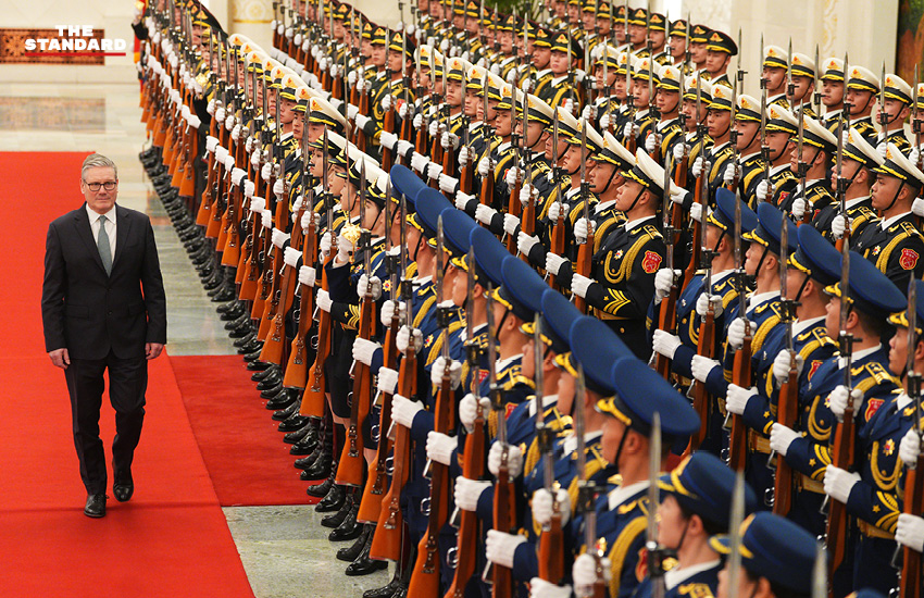 นายกรัฐมนตรี เคียร์ สตาร์เมอร์ แห่งสหราชอาณาจักร ขณะเยือนประเทศจีนเพื่อหารือและลงนามข้อตกลงการลงทุน 4