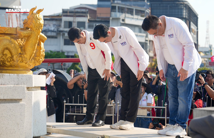 ศ. ดร.ยศชนัน วงศ์สวัสดิ์ แคนดิเดตนายกฯ พรรคเพื่อไทย ลงพื้นที่หาเสียงฝั่งธนฯ ก่อนปราศรัยใหญ่สนามเทพหัสดิน 4