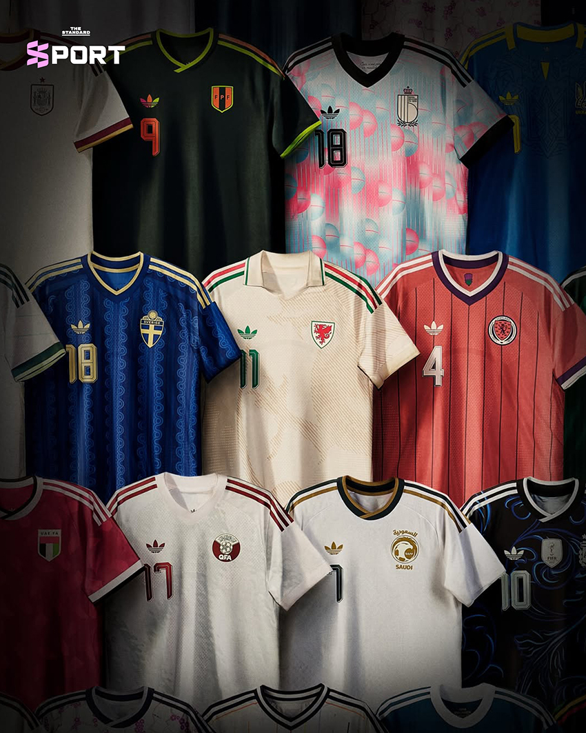 ชุดเยือน adidas สำหรับ ฟุตบอลโลก 2026 ในดีไซน์ย้อนยุค 90s พร้อมโลโก้ Trefoil อันเป็นเอกลักษณ์ 10