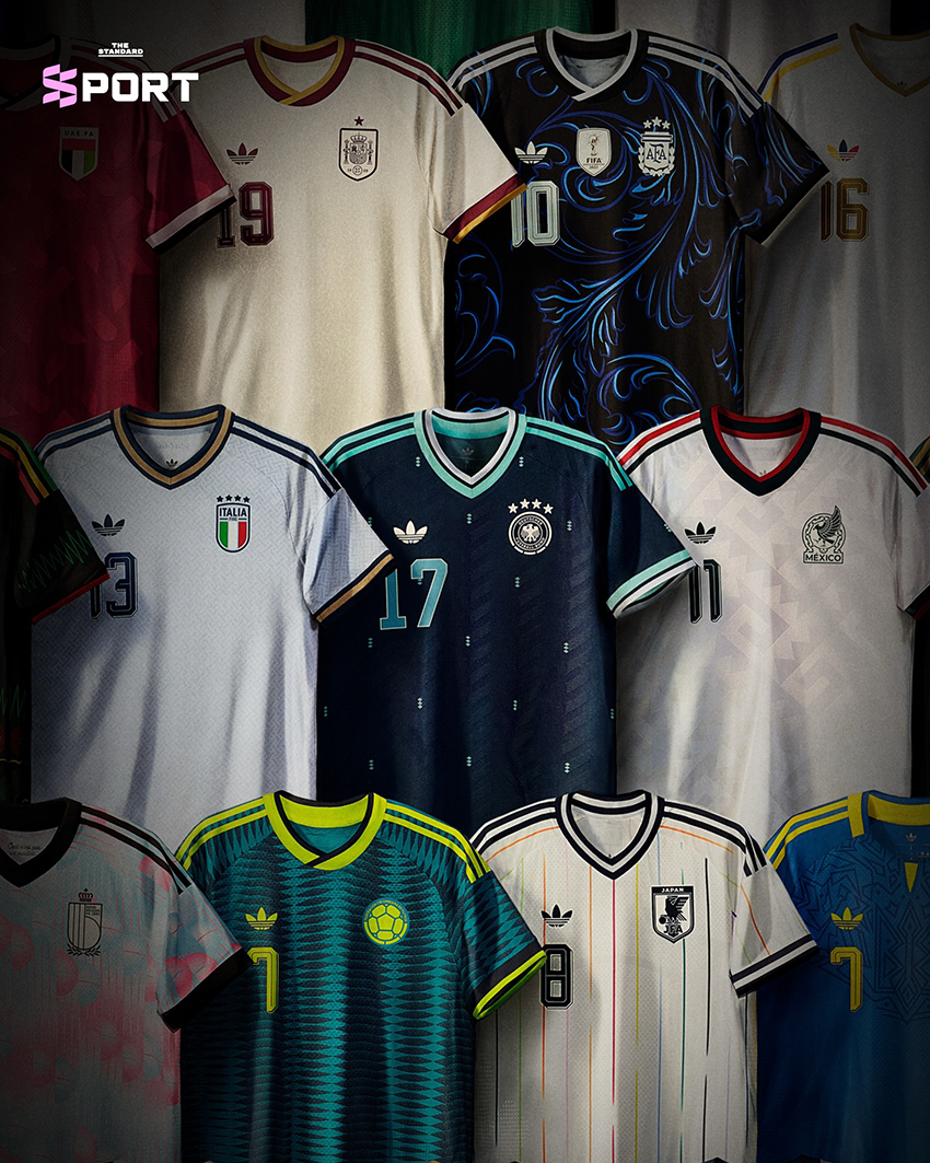 ชุดเยือน adidas สำหรับ ฟุตบอลโลก 2026 ในดีไซน์ย้อนยุค 90s พร้อมโลโก้ Trefoil อันเป็นเอกลักษณ์ 7