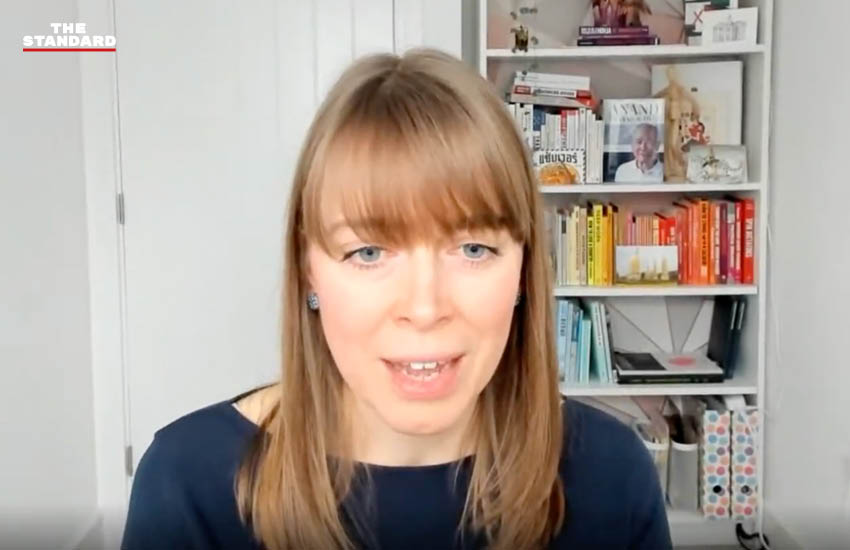 ดร. เพตรา อัลเดอร์แมน นักวิเคราะห์การเมืองไทย ให้สัมภาษณ์ถึงอนาคตการเมืองไทยหลังการเลือกตั้ง 2569 13