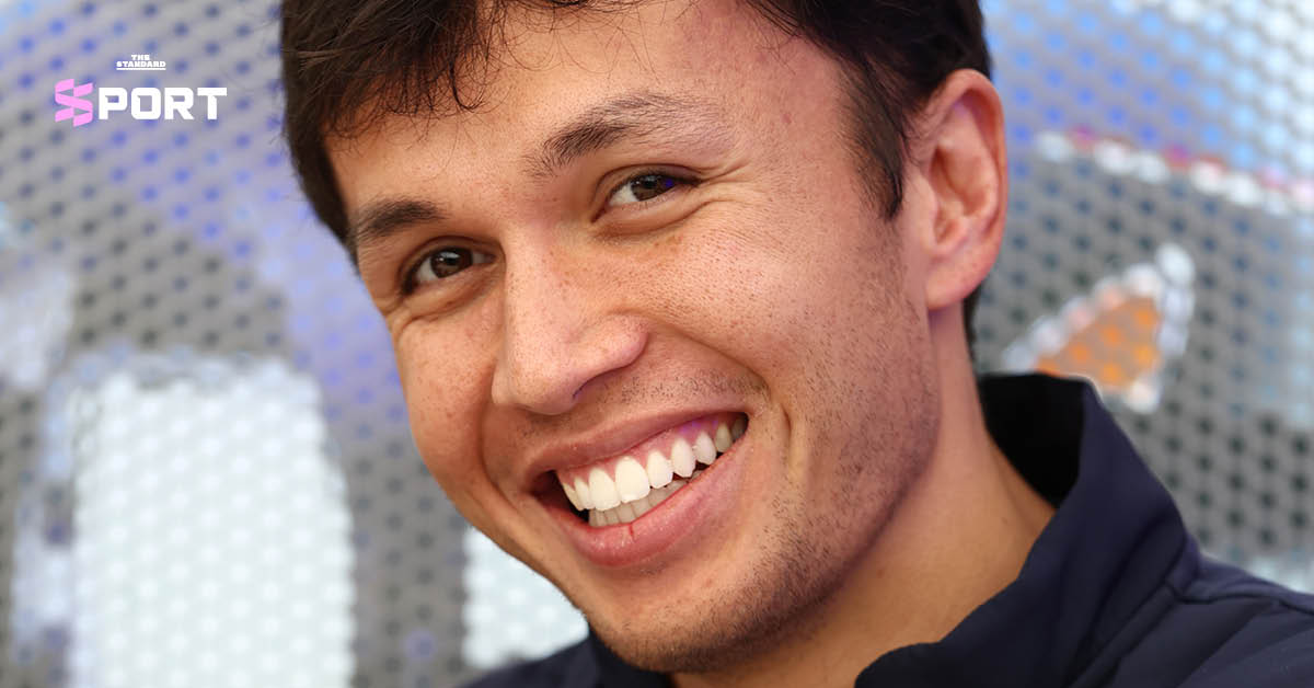 ภาพ อเล็กซานเดอร์ อัลบอน นักแข่งฟอร์มูลาวันชาวไทย