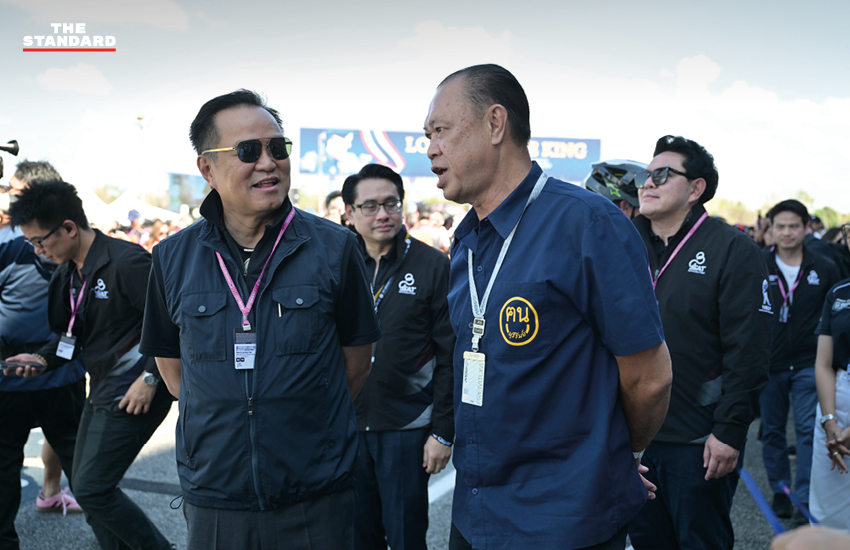 อนุทิน ชาญวีรกูล และ เนวิน ชิดชอบ ร่วมเปิดงาน MotoGP 2026 ที่สนามบุรีรัมย์ อินเตอร์เนชั่นแนล เซอร์กิต 4