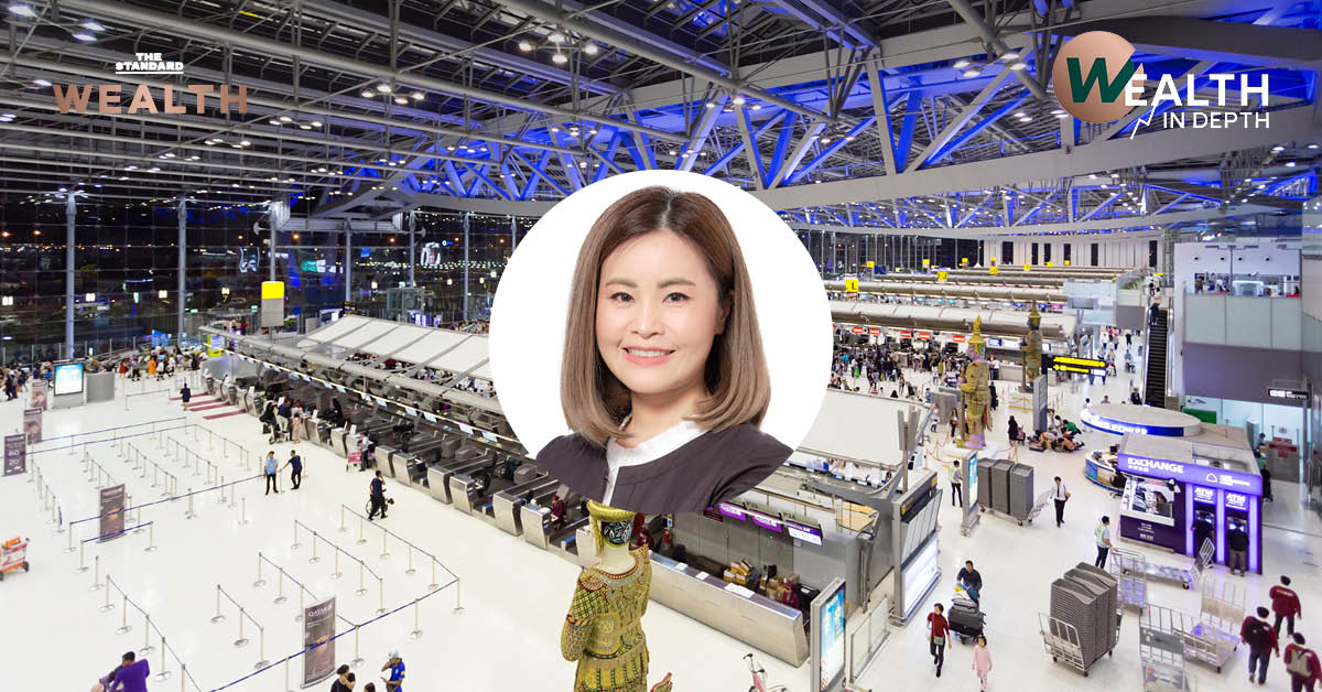 ปวีณา จริยฐิติพงศ์ กรรมการผู้อำนวยการใหญ่ AOT ให้สัมภาษณ์เรื่องผลกระทบจากสถานการณ์ ตะวันออกกลาง