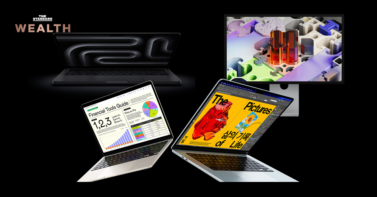 ภาพผลิตภัณฑ์ใหม่จาก Apple ทั้ง MacBook Air M5, MacBook Pro M5 Pro/Max และจอ Studio Display XDR