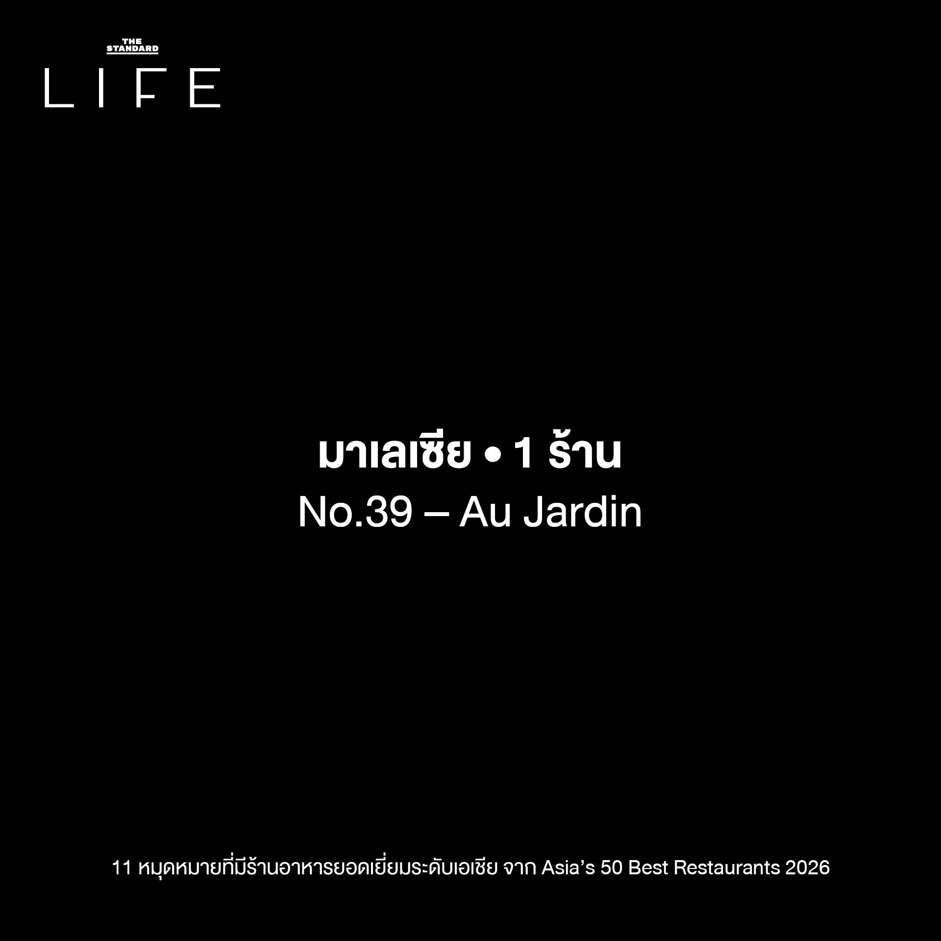 ภาพรวมร้านอาหารยอดเยี่ยมจาก 11 หมุดหมาย ที่ติดอันดับ Asia’s 50 Best Restaurants 2026 7