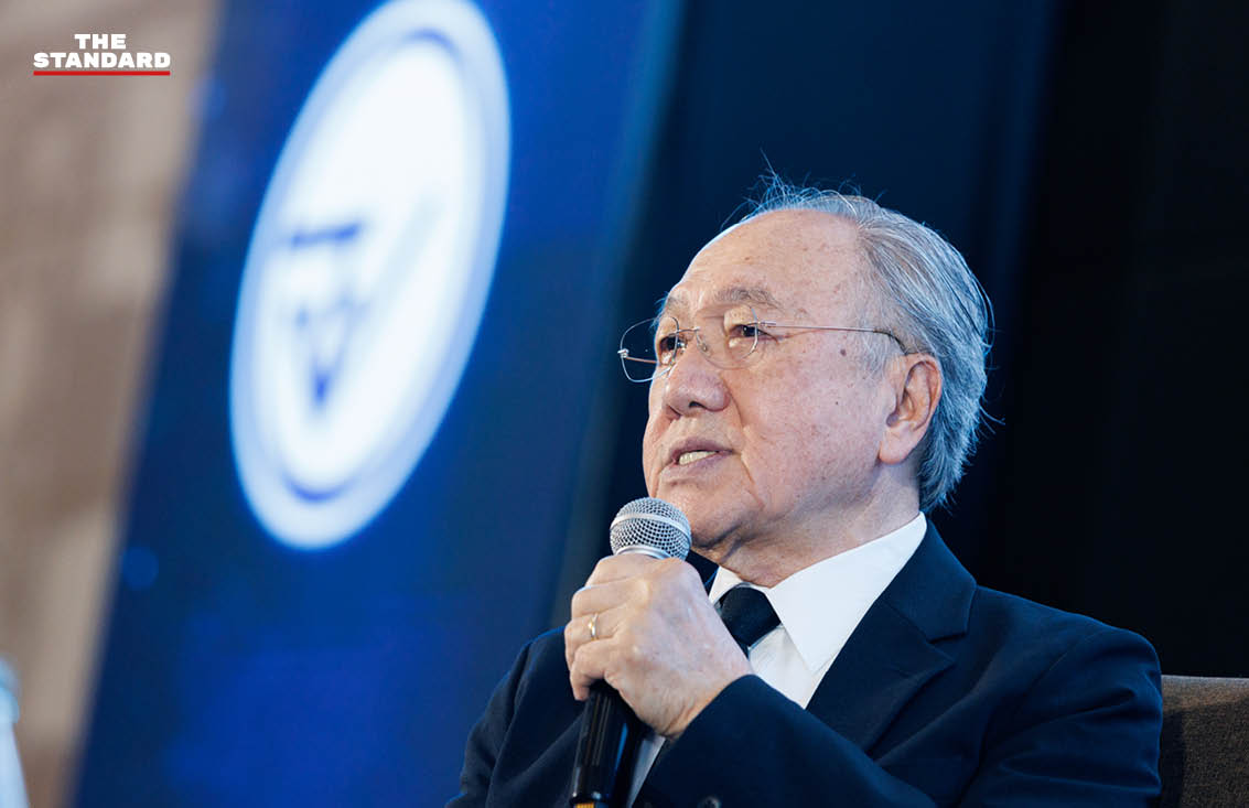 วิฑูรย์ วงศ์หาญกุล ประธาน BioNet-Asia บรรยายถึงความสำเร็จของนวัตกรรมวัคซีนสัญชาติไทย 3