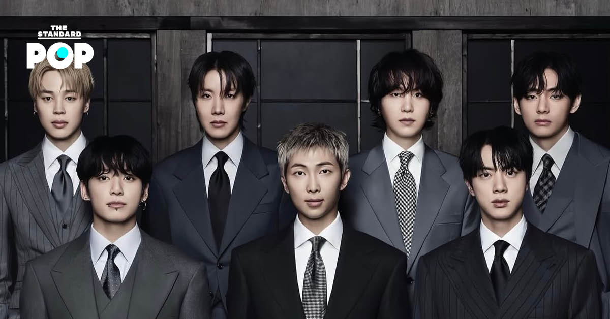 ภาพอาร์ตเวิร์กชุดแรกจากอัลบั้ม ARIRANG ของวง BTS เผยสมาชิกทั้ง 7 ในชุดสูท