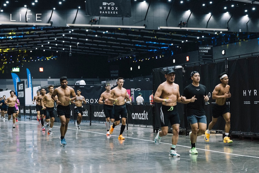 ภาพบรรยากาศการแข่งขัน BYD HYROX Bangkok 2026 วันแรก ณ BITEC บางนา 1