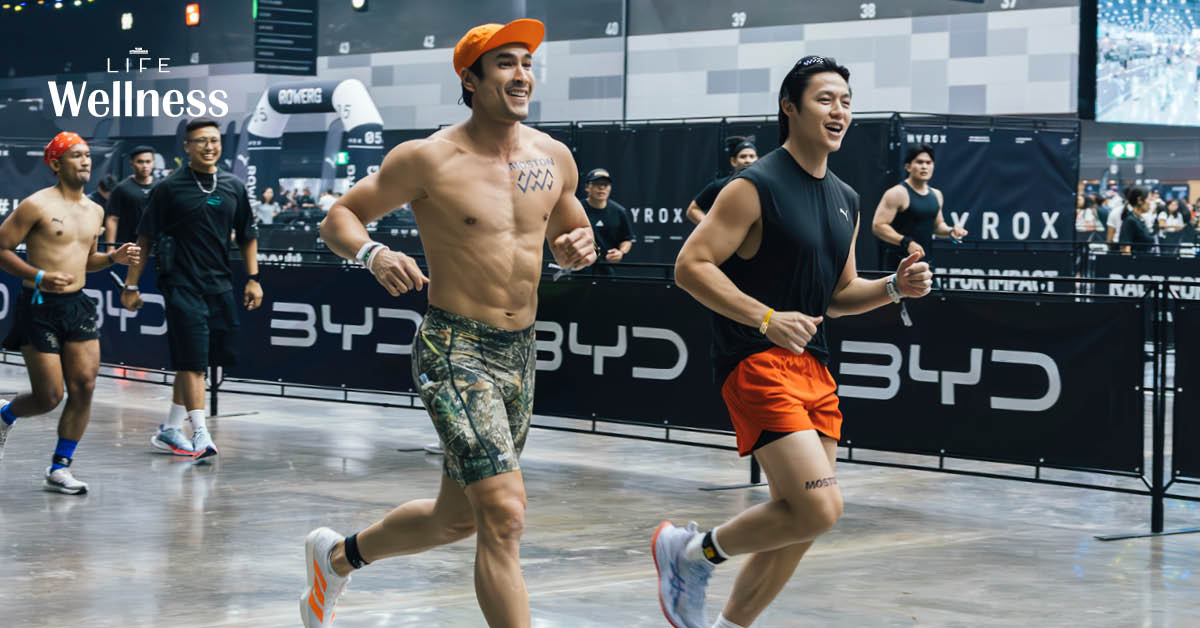 ภาพบรรยากาศนักแสดงและอินฟลูเอนเซอร์ชื่อดังร่วมการแข่งขัน Men Doubles สุดเข้มข้น ในงาน BYD HYROX Bangkok 2026 ณ ไบเทค บางนา