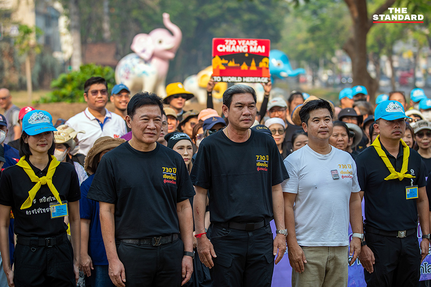 ภาพการปรับปรุงภูมิทัศน์และทำความสะอาดบริเวณเมืองเก่าเชียงใหม่ เตรียมพร้อมรับการประเมินมรดกโลก 10