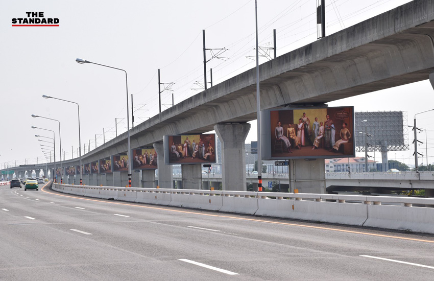 ภาพบิลบอร์ด ‘ชุดไทยพระราชนิยม’ ทั่วกรุงเทพมหานคร เพื่อประกาศความพร้อมสู่การขึ้นทะเบียนมรดกโลกโดยยูเนสโก 2