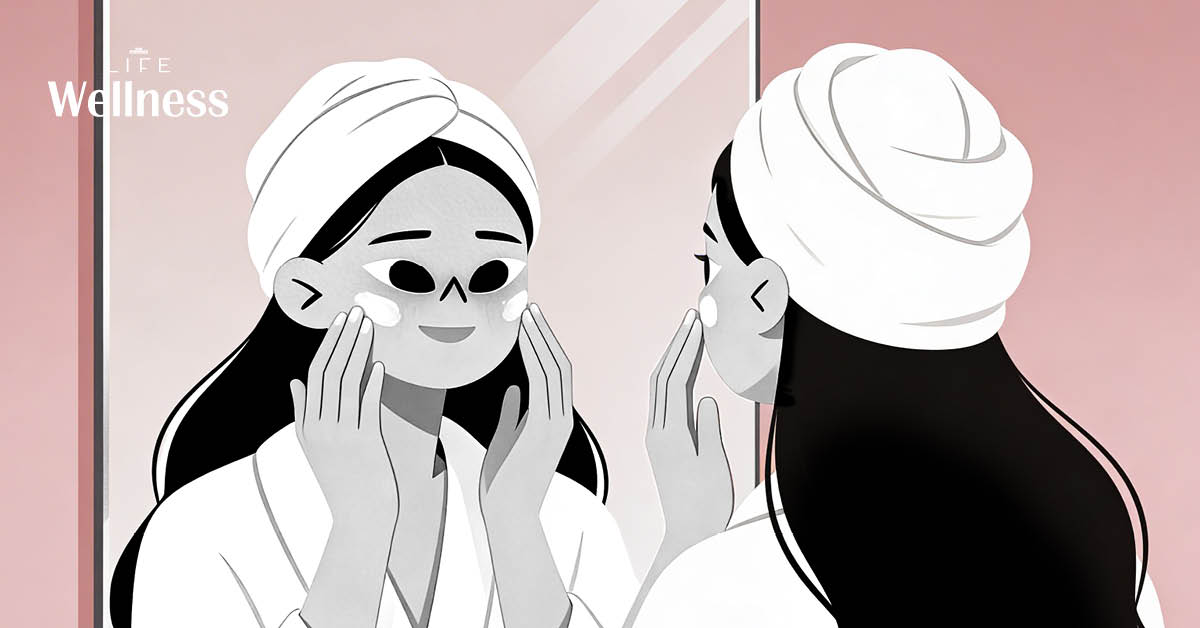 ภาพประกอบแนวคิด Circadian Skincare การดูแลผิวตามนาฬิกาชีวภาพของร่างกาย