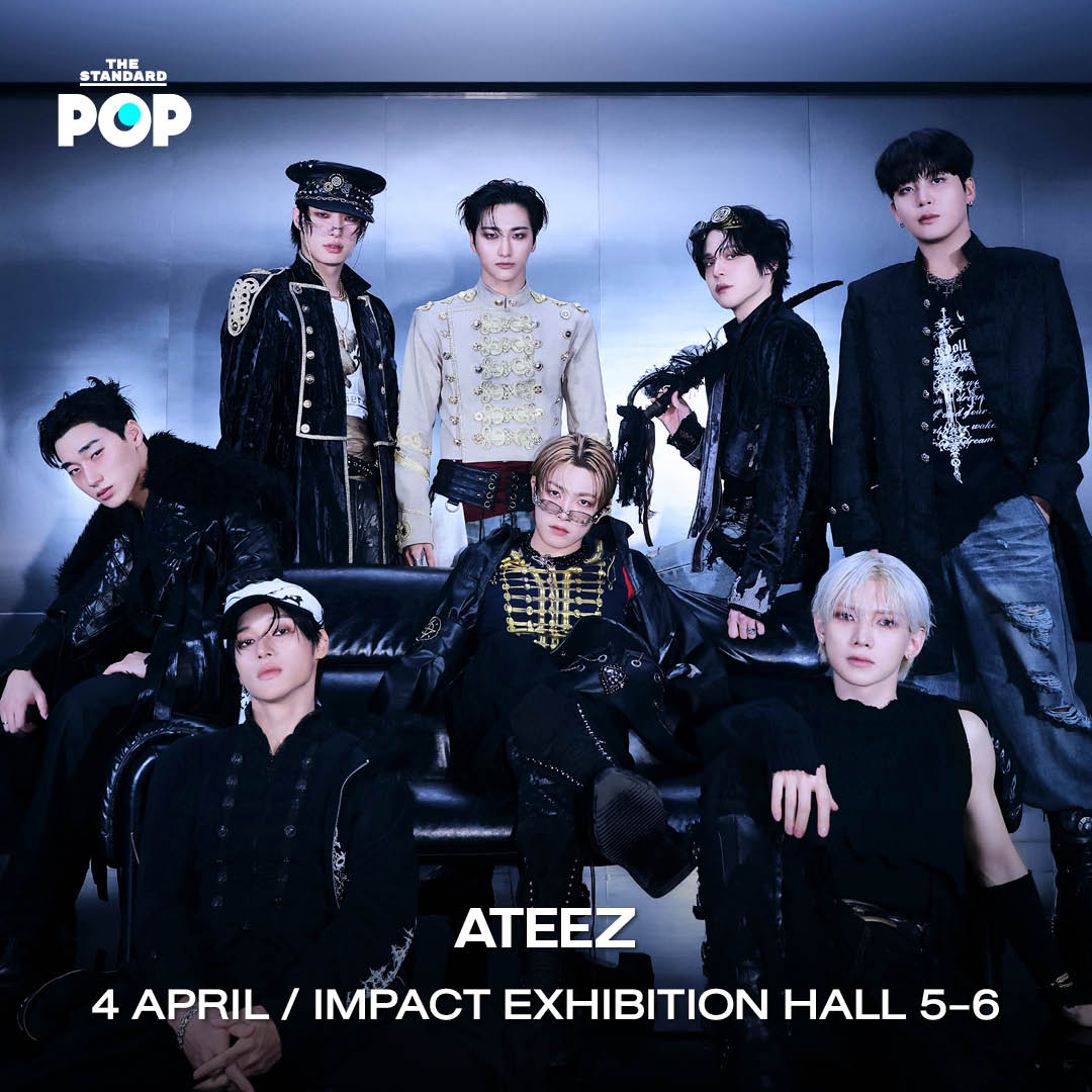 ภาพรวมโปสเตอร์คอนเสิร์ตและเทศกาลดนตรีชื่อดังประจำเดือนเมษายน 2026 เช่น K2O, S2O, ATEEZ และ K*POP MASTERZ 4