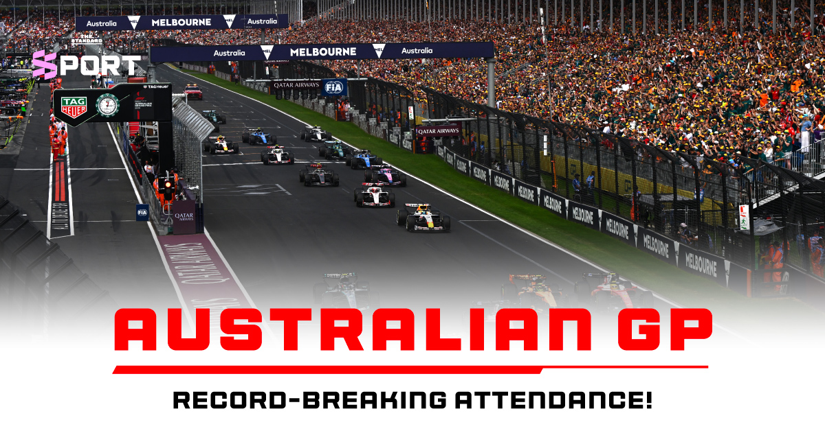 บรรยากาศแฟนมอเตอร์สปอร์ตในสนาม Albert Park Circuit การแข่งขัน F1 Australian GP 2026 ที่สร้างสถิติผู้ชมสูงสุดเป็นประวัติการณ์