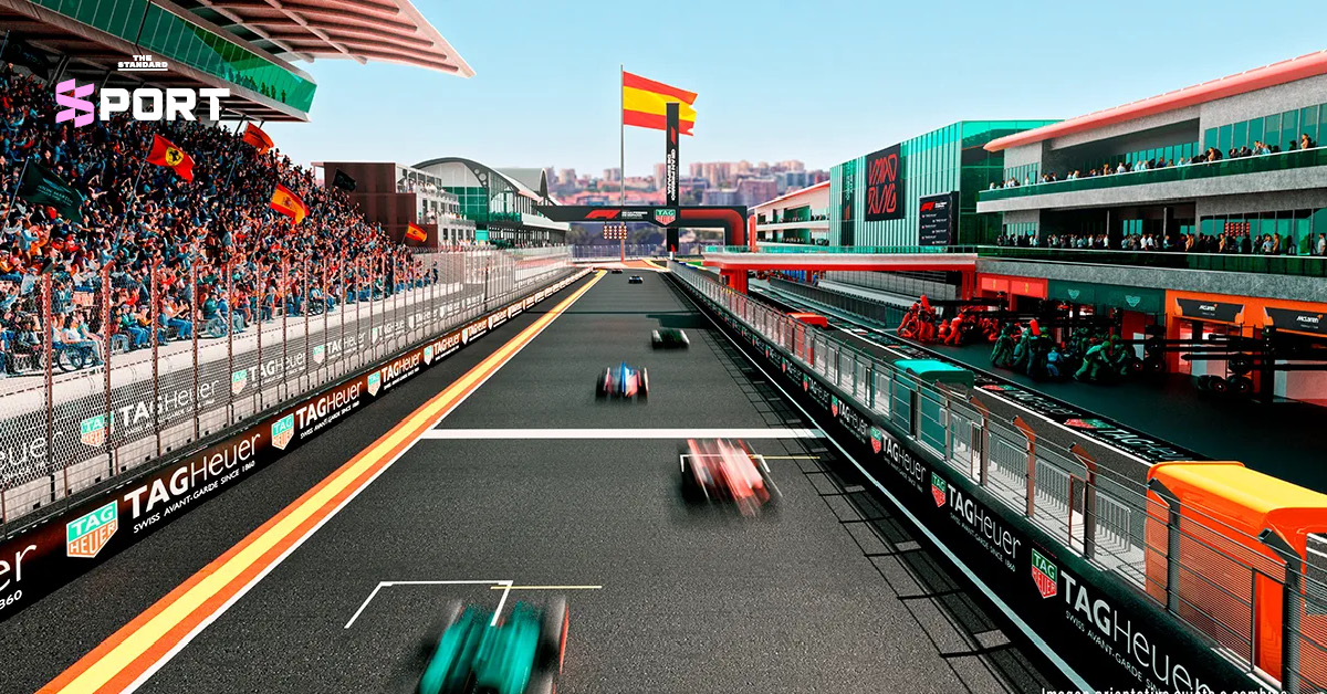 ภาพจำลองสนามแข่ง F1 ใหม่ ‘Madring’ สำหรับศึก Spanish Grand Prix ที่กรุงมาดริด