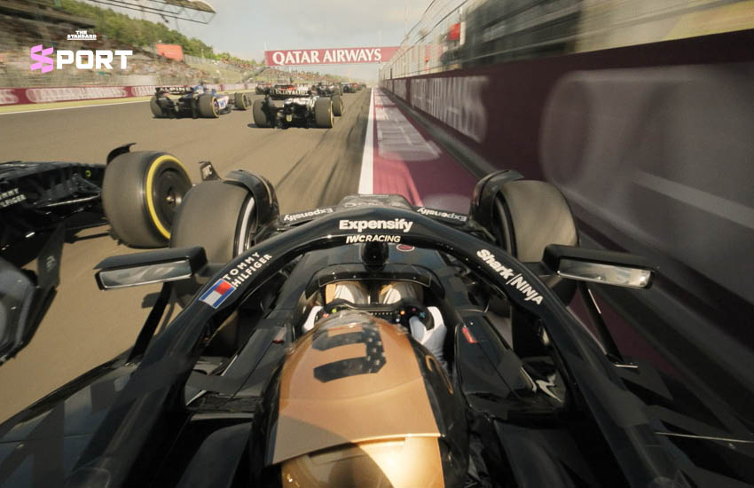 โปสเตอร์ภาพยนตร์ F1 The Movie พร้อมข้อความระบุว่าคว้ารางวัล Best Sound จาก Oscars 3