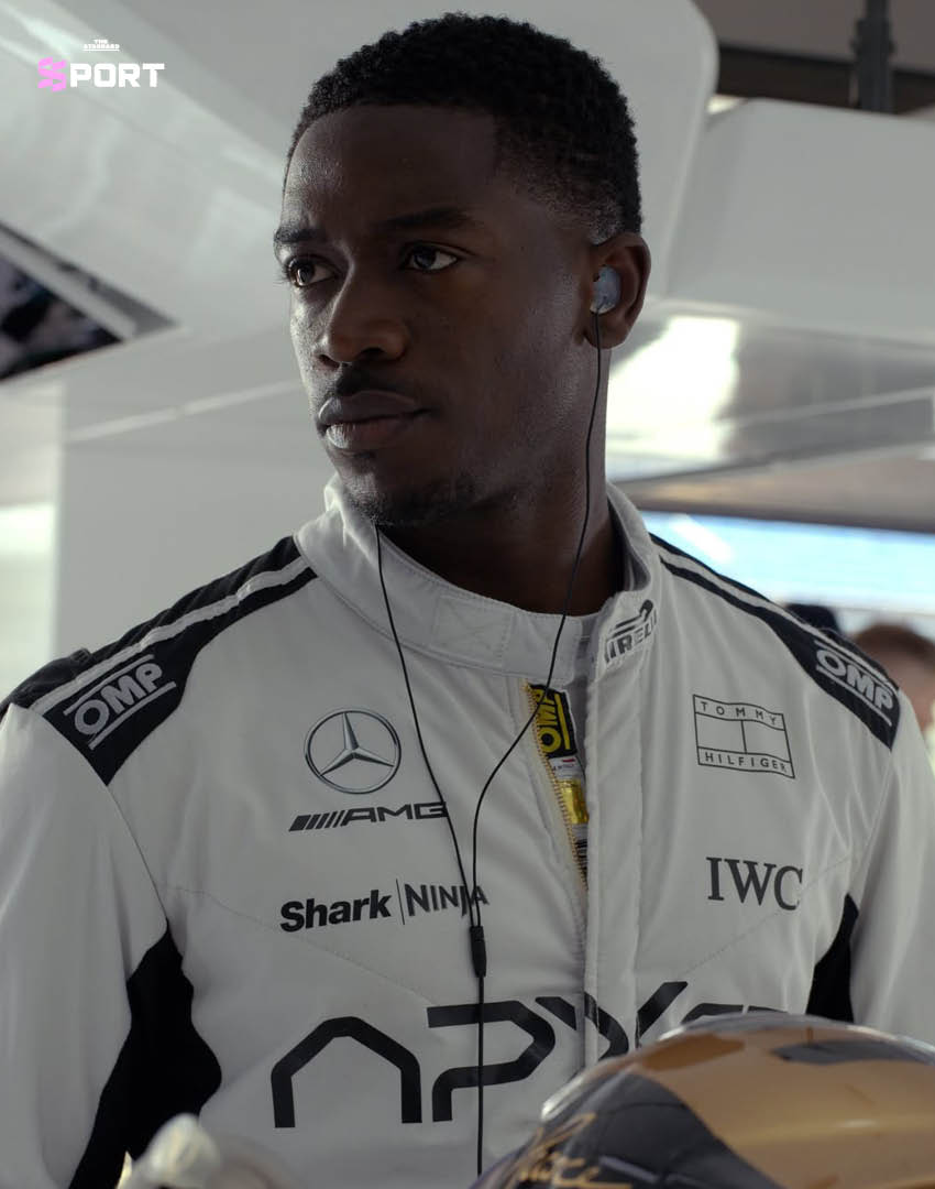 โปสเตอร์ภาพยนตร์ F1 The Movie พร้อมข้อความระบุว่าคว้ารางวัล Best Sound จาก Oscars 4