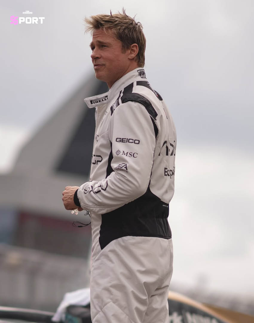 โปสเตอร์ภาพยนตร์ F1 The Movie พร้อมข้อความระบุว่าคว้ารางวัล Best Sound จาก Oscars 6