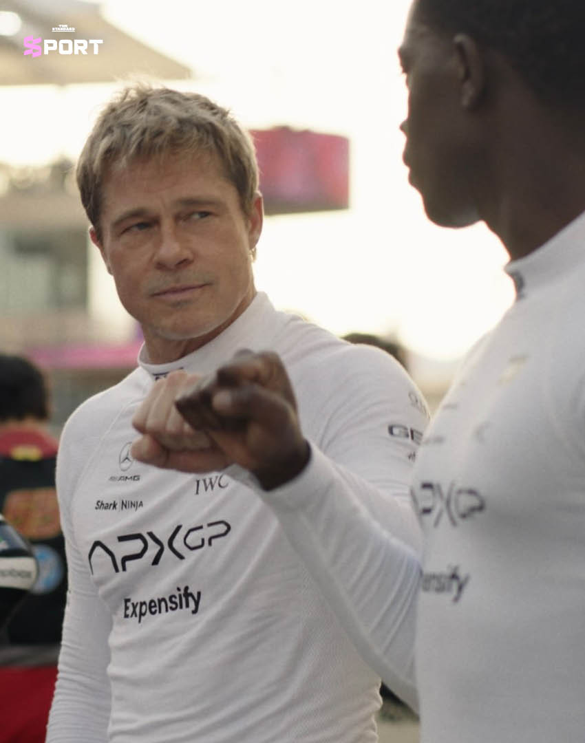 โปสเตอร์ภาพยนตร์ F1 The Movie พร้อมข้อความระบุว่าคว้ารางวัล Best Sound จาก Oscars 7