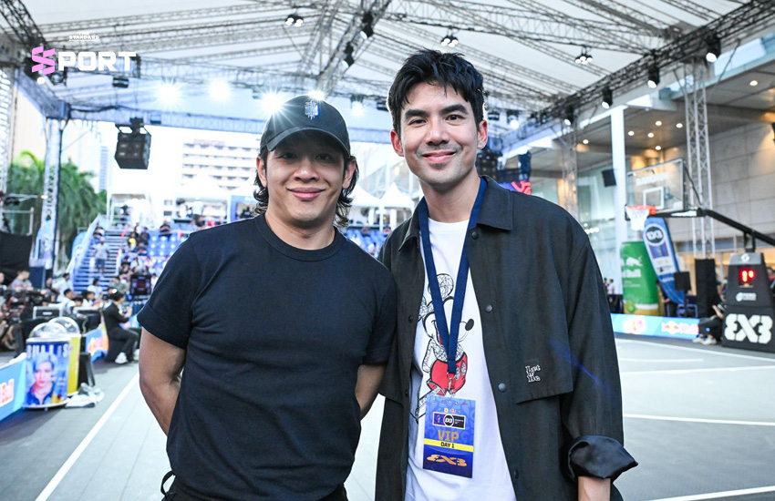 นักกีฬาบาสเกตบอล 3x3 ทีมชาติไทย กำลังแข่งขันในศึก FIBA 3x3 Champions Cup 2026 ที่เซ็นทรัลเวิลด์ 2